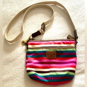Coach 65th Anniversary Legacy Striped Crossbody